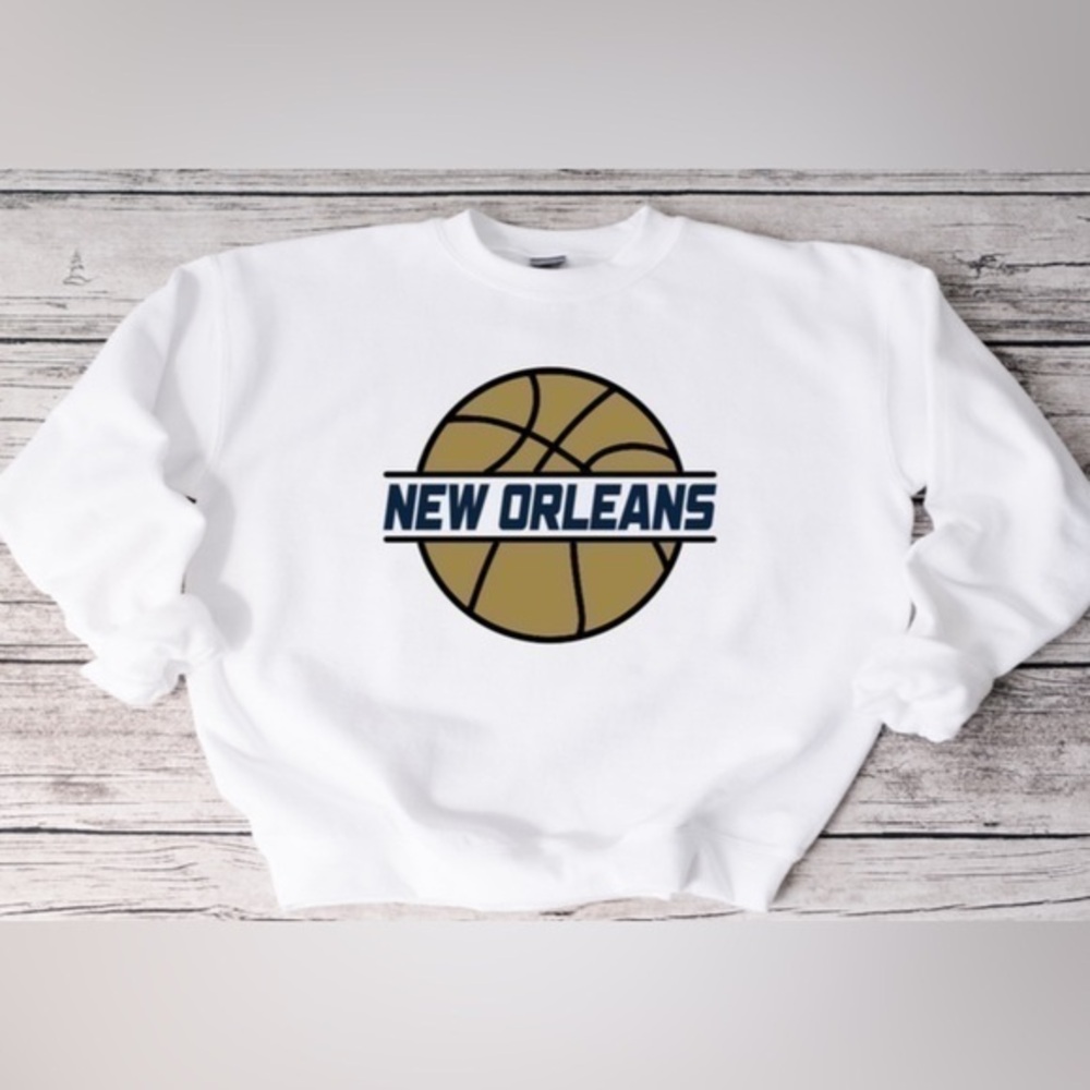 New Orleans Pelicans Basketball Crewneck